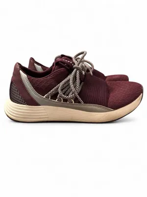 Under Armour Women's Purple Knit Lace-Up Sneakers thumbnail 2