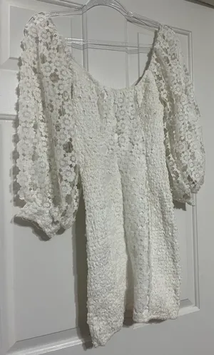 Hello Molly White Dress thumbnail 1