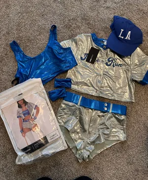 FashioNova Sexy Baseball Costume NWT thumbnail 1