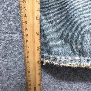 Arizona Jeans Low‎ Rise Dad Jeans Distressed Ripped Denim Light Wash Size 4 thumbnail 3