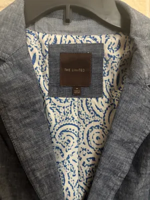 The Limited Chambray Blue Jacket thumbnail 2