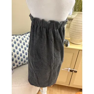 Coyuchi NEW Air Weight Organic Bath Wrap M/L Gray Shadow thumbnail 6