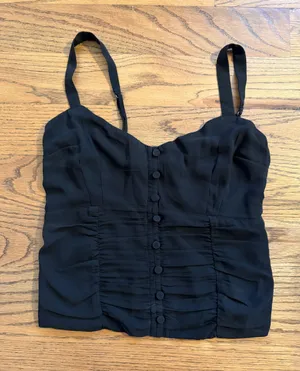 Abercrombie Black Top Crop Women’s thumbnail 1