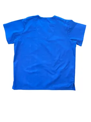 LA Dodgers Y2K Scrub Top Medical Uniform Royal Blue Unisex SM Concepts Sport MLB thumbnail 6