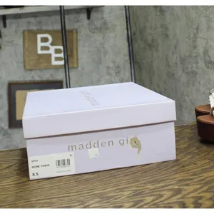 NWT Madden Girl Vivv Block Heeled Sandal Heels VIVV01J1 Bone Paris Brown 8.5M thumbnail 7