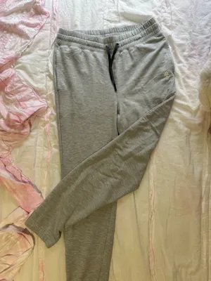Gray Jogger Sweatpants with Embroidered Logo thumbnail 1