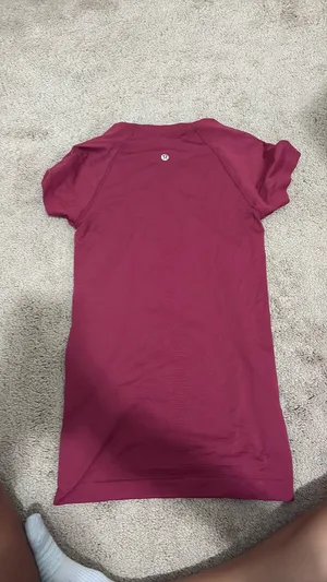 Lululemon Maroon Swiftly Short Sleeve Tech thumbnail 5