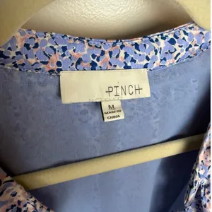 PINCH Blue Pink Print Maxi Dress Sz. M thumbnail 3