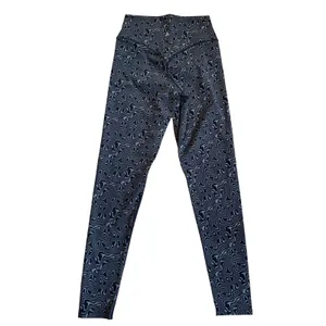 Vitality Storm Legging Black Gray Swirl Eclectic Psychedelic Workout Yoga Size M thumbnail 3