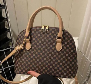 ⚠️Clearance NWT Geometric Pattern Dome Bag Double Handle Elegant for work Office thumbnail 2