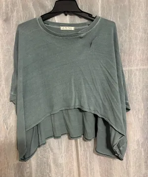 Free People Top Short Sleeve Crop thumbnail 1