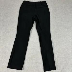 Lauren Ralph Lauren Pants Womens 4 Black‎ Chino Twill Flat Front Stretch Pockets thumbnail 2