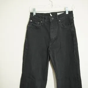 Rag & Bone Size 26 Maya High Rise Straight Leg Black Denim Jeans Fall Casual thumbnail 3