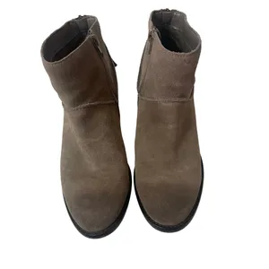 Steve Madden Women's Size 8M Milaan‎ Suede Brown Heeled Booties Boots thumbnail 3