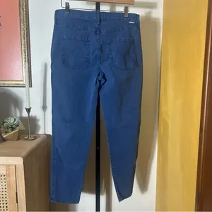 MOTHER The Breaker Crop‎ Jeans Eclipse Wash Blue Denim Size 28 (US 6) thumbnail 6