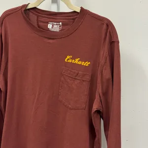 Carhartt Women's Medium Loose Fit Lightweight Long-Sleeve T-Shirt Graphic Script thumbnail 3