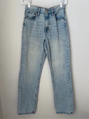 Aeropostale 90s Baggy Jeans Light Wash Size 4 thumbnail 3