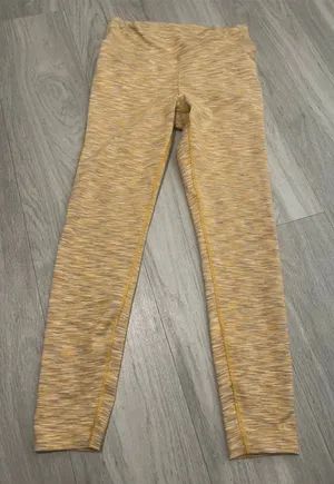 Outdoor Voices Yellow Space-Dyed Leggings thumbnail 1