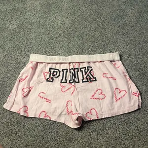 Victoria's Secret PINK Christmas boxer-style pajama shorts thumbnail 3