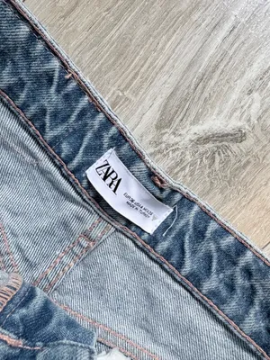 ZARA Straight Leg Denim Jeans thumbnail 3
