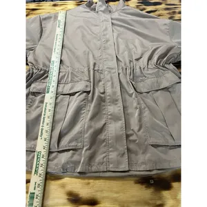 Fabletics Womens‎ Utility Parka Beige Wood Athletic Classic Athleisure Casual thumbnail 7