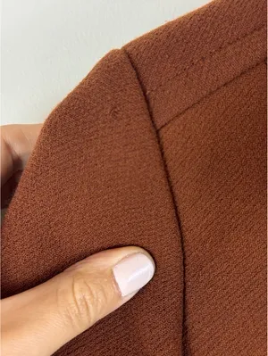J.Crew Classic Lady Day Coat Dark Amber Italian Wool Thinsulate Size 14 thumbnail 15