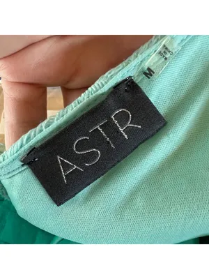 ASTR Lace Sleeveless V-Neck Mini Dress Party Night Out Mint Green Size Medium thumbnail 9
