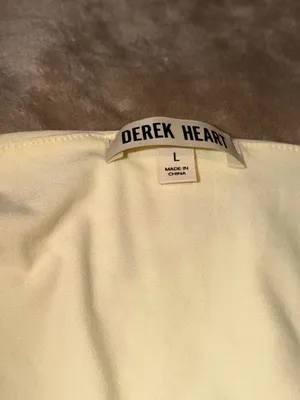Derek Heart Cream Pink Floral Tie-Back Halter Crop Top thumbnail 4