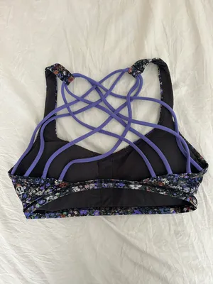 Size 2 Floral Free to Be Bra thumbnail 2