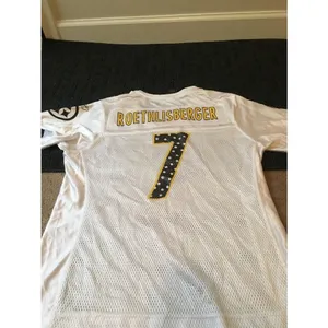 NFL Pittsburg Steelers Women's Jersey Ben Roethlisberger #7 Football Size Medium thumbnail 10