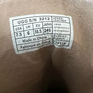 UGG Brienne Suede Ankle Boots Heeled Booties Leather Brown Buckle Size 7.5‎ thumbnail 9