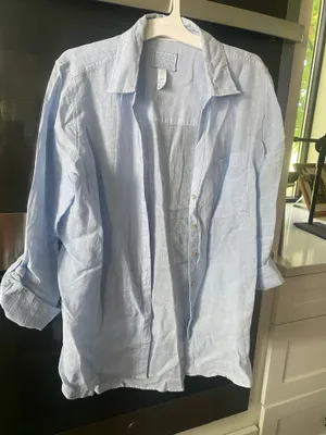 Sigrid Olsen Linen Top thumbnail 1
