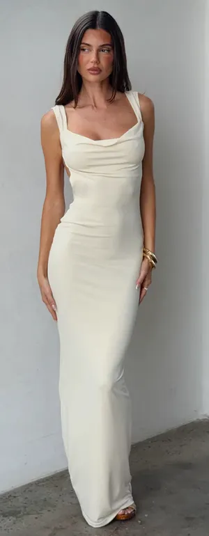 Tiger Mist Morana Maxi Dress- Butter Yellow thumbnail 1