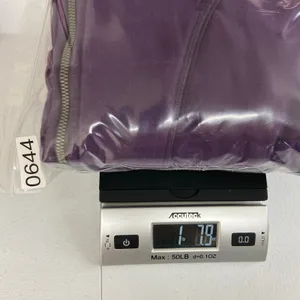 Women's purple thumb cutout deep pocket full‎ zip hooded athletic active jacket thumbnail 7
