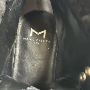 Marc Fisher LTD Brylee Black Leather Suede‎ Shearling Hiking Boots 6.5M thumbnail 8