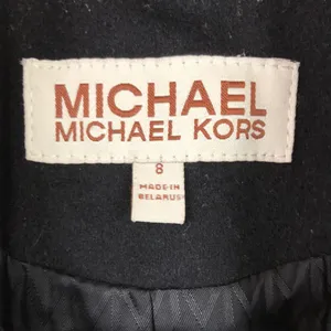 MICHAEL Michael Kors Women’s Black Wool Double-Breasted Pea Coat thumbnail 11