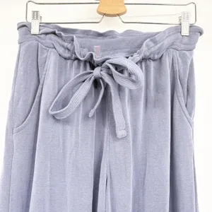 Free People Movement Womens Wide Leg Modal Lounge Boho Slouchy Pants Blue Size M thumbnail 3