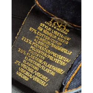 Lucky + Blessed Extreme Flare Dark Wash Jeans L18074-DW Stretch Size 8 thumbnail 5