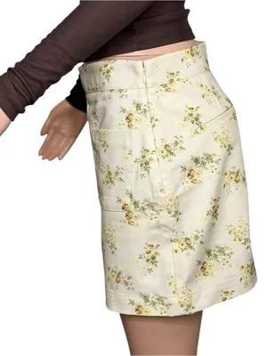 SÉZANE Kenny Cotton Shorts, Small Flowers, FR40/US8 thumbnail 5
