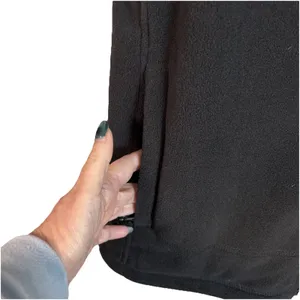 White Sierra Unisex Medium Black Full Zip Fleece Vest Outdoor Layering Casual thumbnail 9