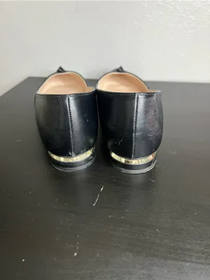 Jones New York Black Pointed-Toe Knot Flats thumbnail 3