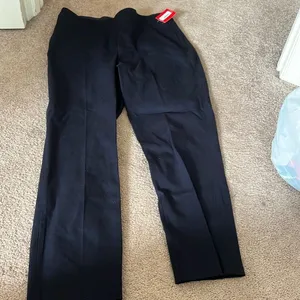 NWT spanx polished ankle slim navy pants‎ M thumbnail 5