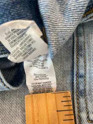 Aerie Cargo Denim Utility Overalls Dungarees Blue Size XL thumbnail 9