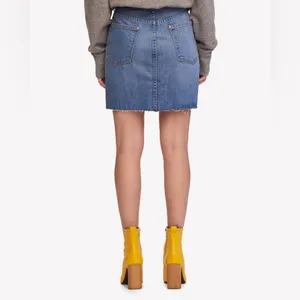 Rag &‎ Bone Denim Moss Skirt Clean Levee thumbnail 5