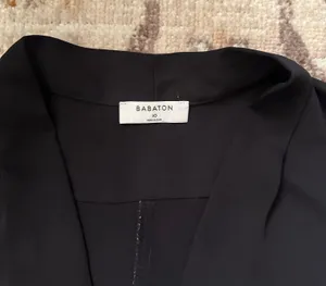 Babaton Aritzia Women's Phoenix Black Dress V-neck Sleeveless Lined thumbnail 6