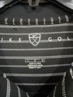 Nike golf large black and white polo men’s thumbnail 2