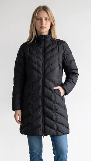Patagonia Down with it parka Black jacket size L thumbnail 1