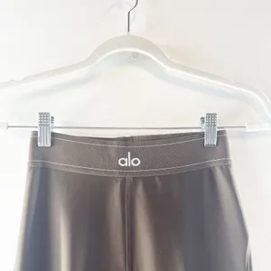 Alo Yoga Airlift High-Waisted Suit Up Leggings Espresso Brown Small thumbnail 4