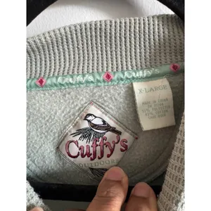 Cuffys‎ Outdoors Womens X Large Sweatshirt Cardinal Floral Embroidered Grandma thumbnail 3