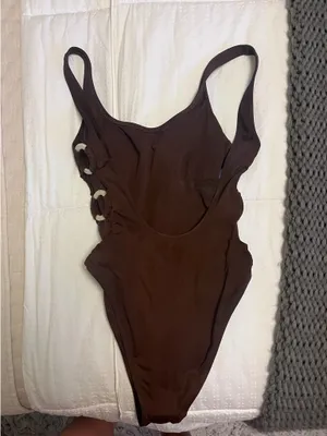 Aerie Brown One Piece Swimsuit thumbnail 3